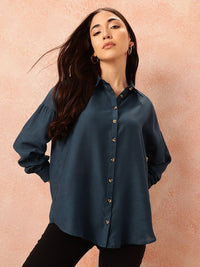 all about you Drop-Shoulder Sleeves Regular Fit Casual Shirt