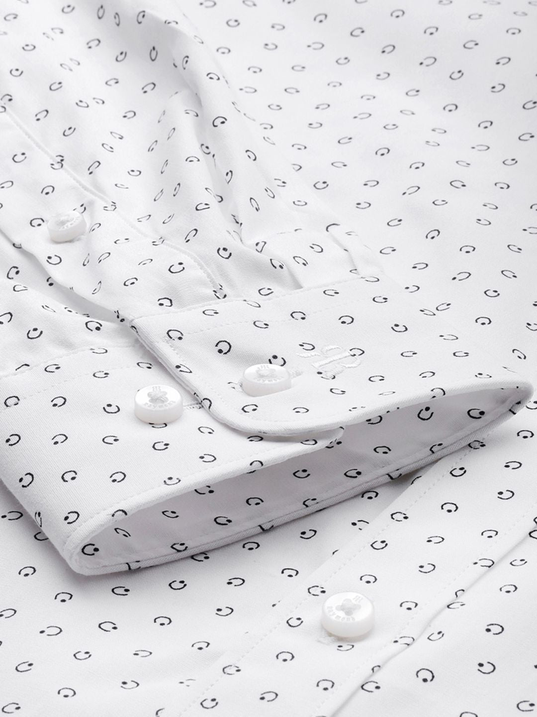 Raymond Pure Cotton Slim Fit Printed Formal Shirt