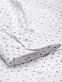 Raymond Pure Cotton Slim Fit Printed Formal Shirt