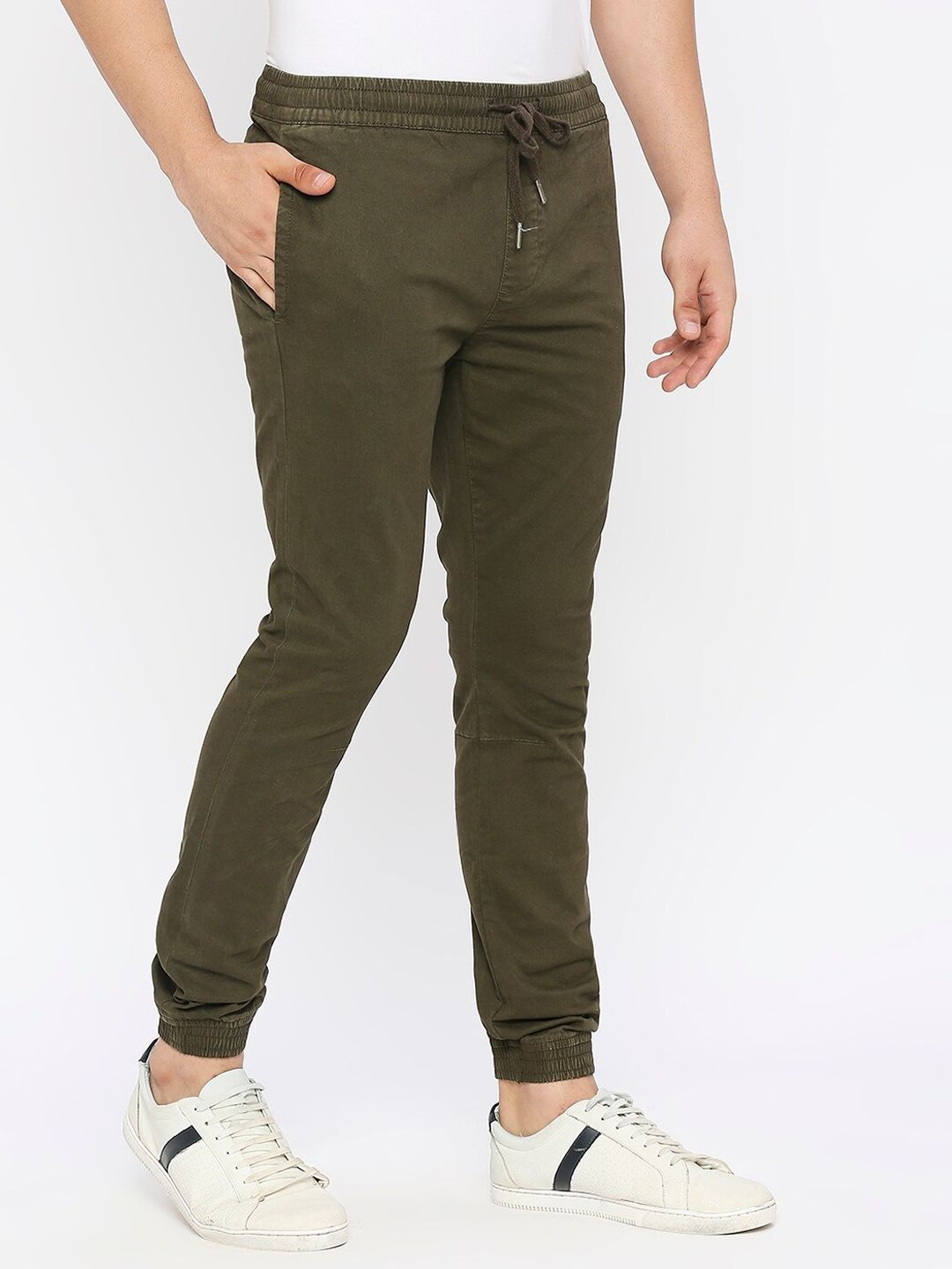 SPYKAR Men Mid Rise Slim Fit Joggers