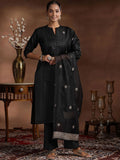 Libas Pleated Kurta with Trousers & Dupatta