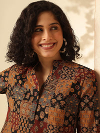 Anouk Ethnic Motifs Printed Straight Kurta