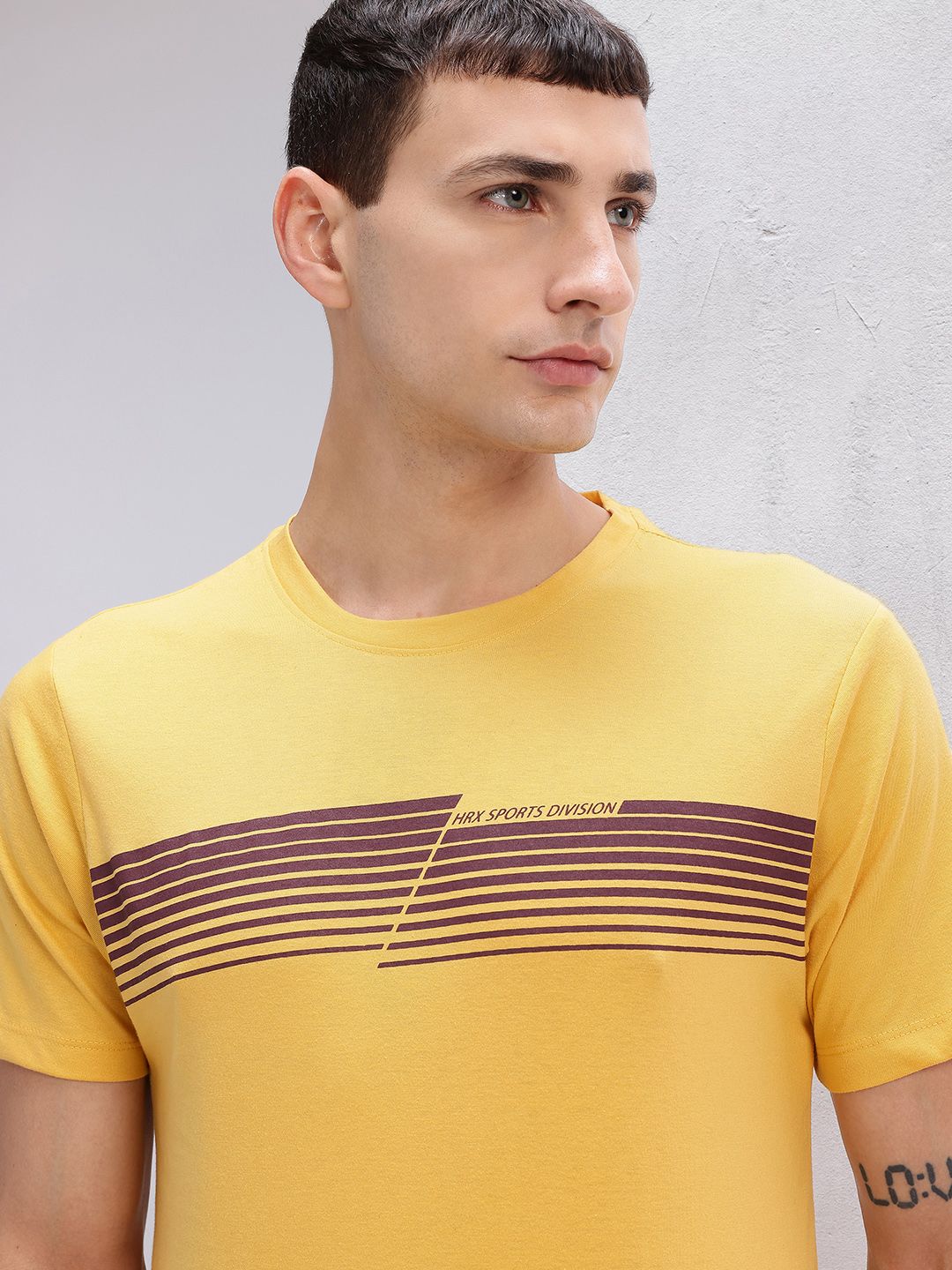 HRX by Hrithik Roshan Striped Lifestyle T-shirt