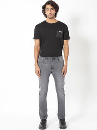 RARE RABBIT Men Switz Slim Fit Mid-Rise Cotton Stretchable Jeans