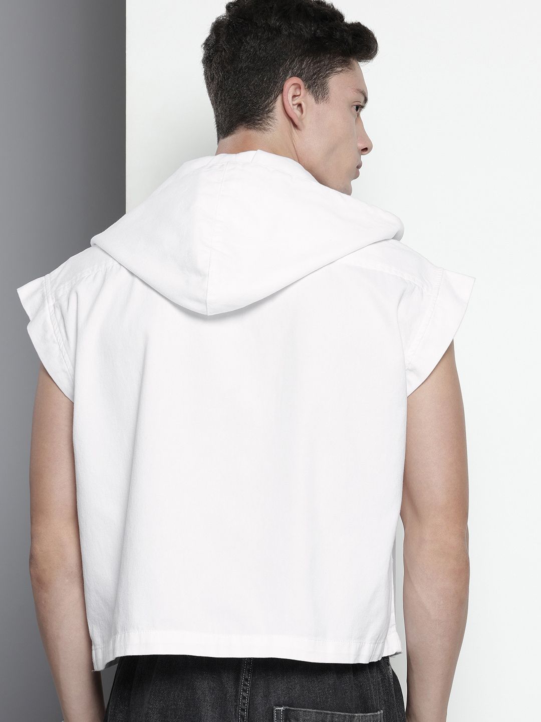 Garaj India Co Hooded Cotton Casual Shirt