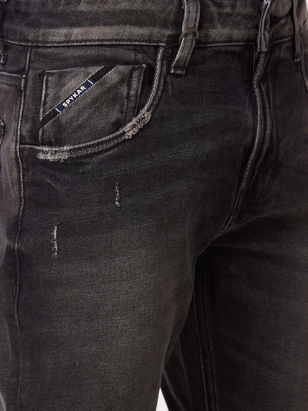 SPYKAR Men Relaxed Fit Mildly Distressed Heavy Fade Cotton Jeans