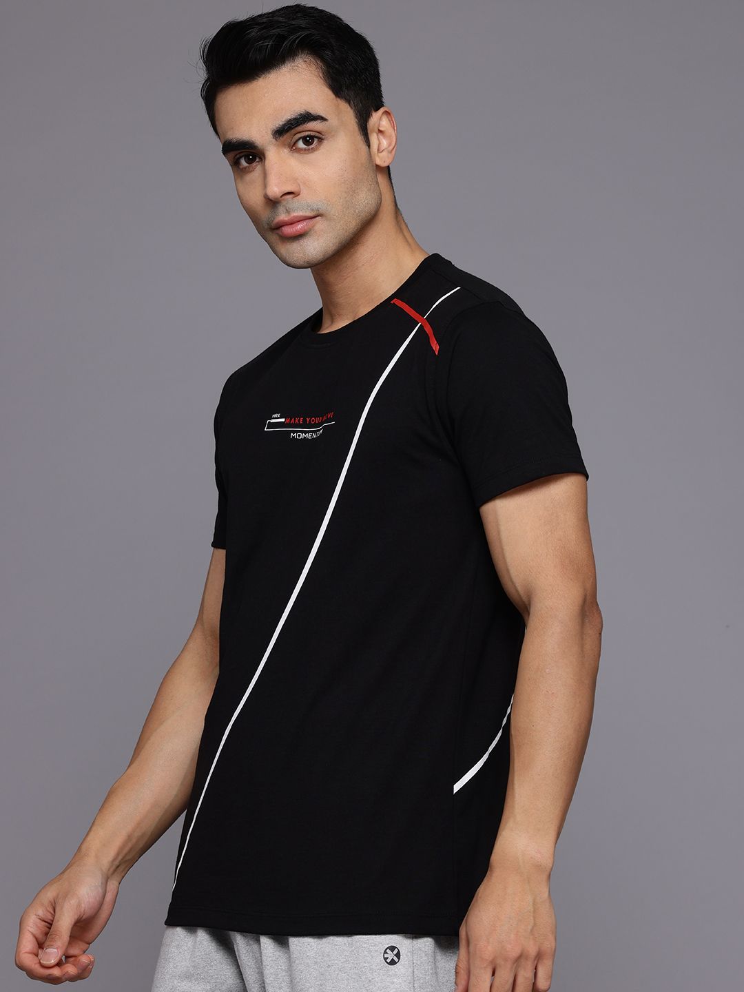 HRX by Hrithik Roshan Men Striped T-shirt