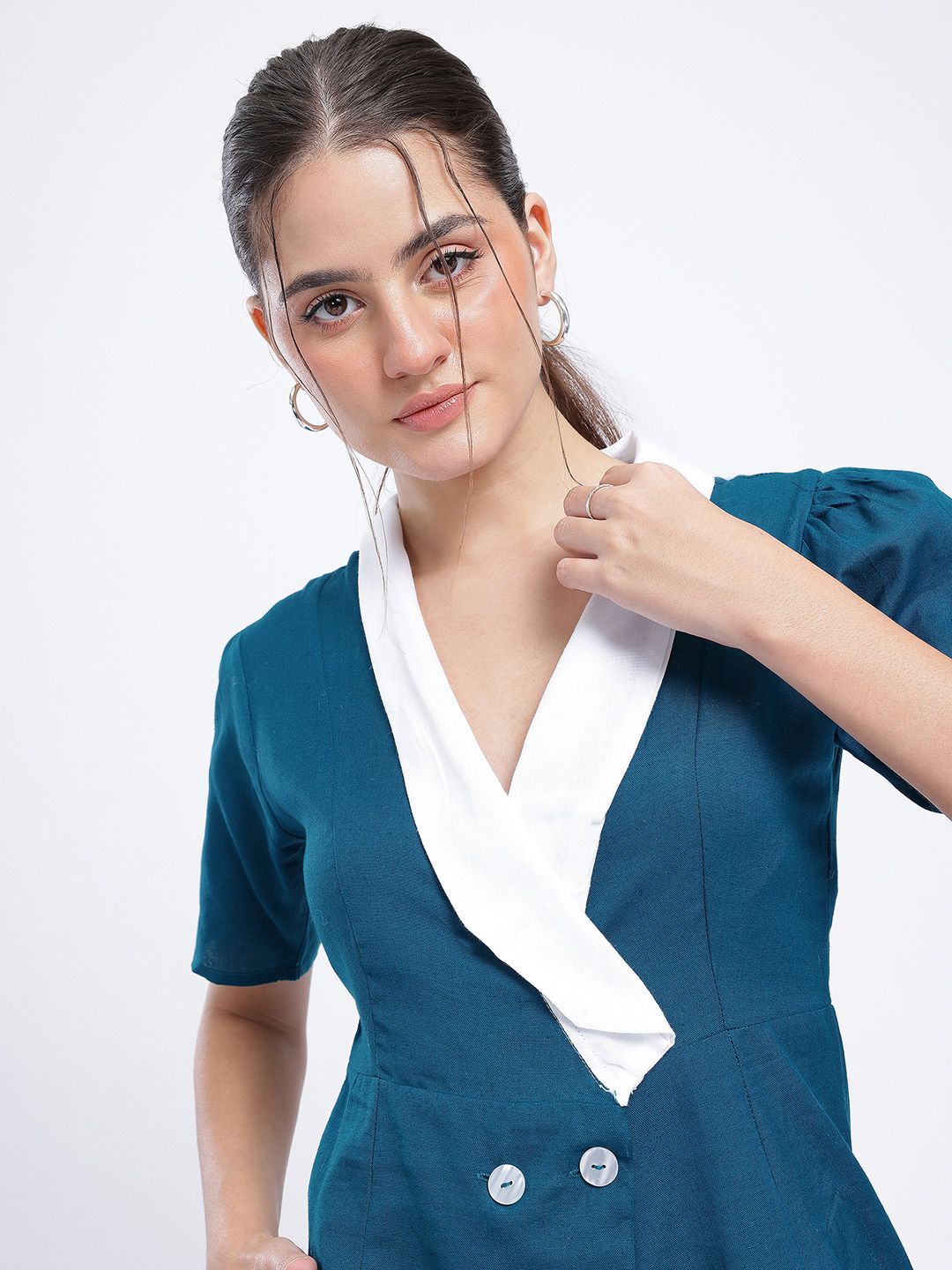 DressBerry Adorable Allure Wrap Style Mini Dress