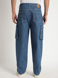 Bene Kleed Men Mid Rise Baggy Fit Cargo Jeans