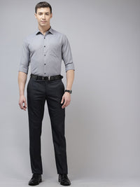 Park Avenue Self-Design Slim Fit Formal Shirt