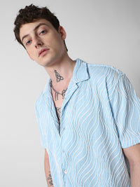 VASTRADO Men Classic Opaque Striped Casual Shirt