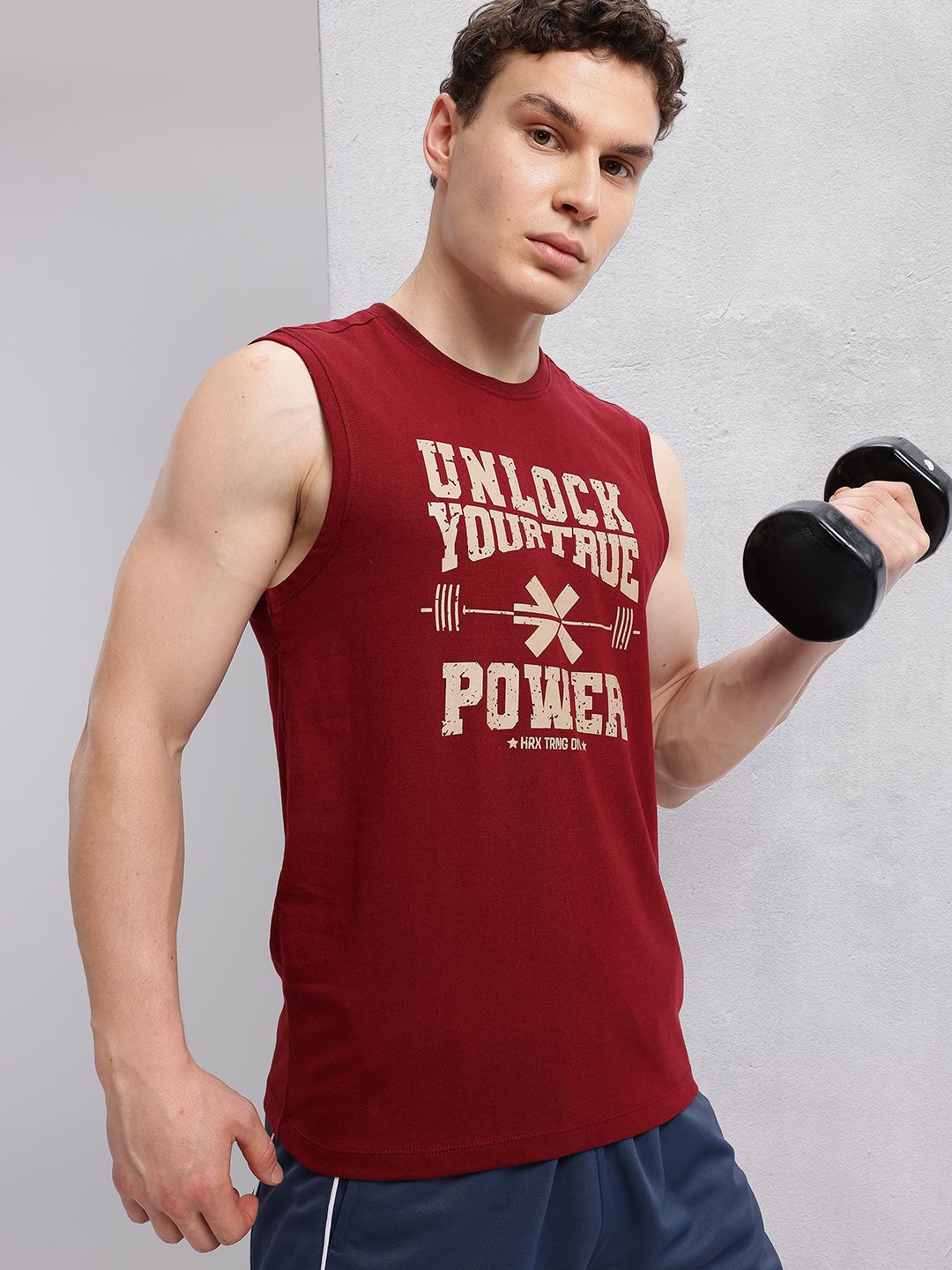 HRX by Hrithik Roshan Printed Training T-shirt