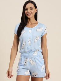 Sweet Dreams Printed Lounge Playsuit
