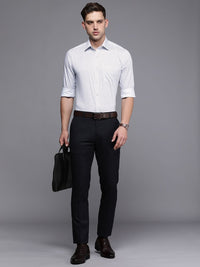 Raymond Slim Fit Floral Printed Pure Cotton Formal Shirt