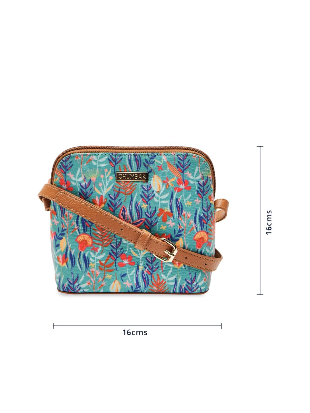 TEAL BY CHUMBAK Women Floral Printed Sling Bag