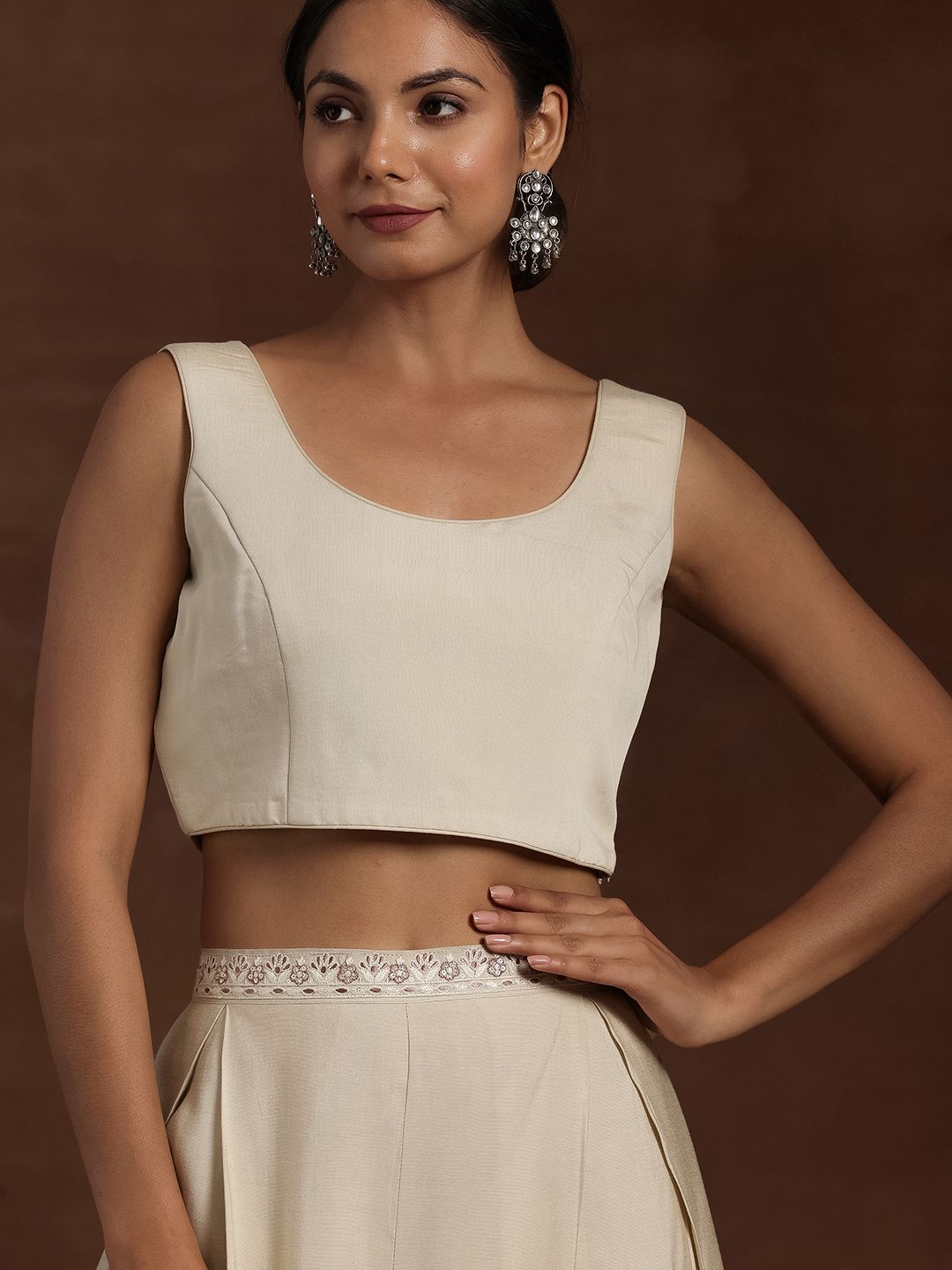 Libas Embroidered Top & Palazzo