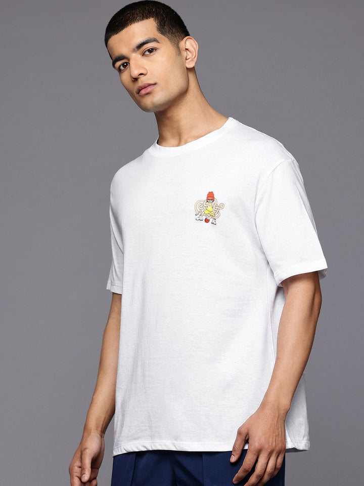 HRX by Hrithik Roshan Placement Print Regular Fit Lifestyle T-shirt