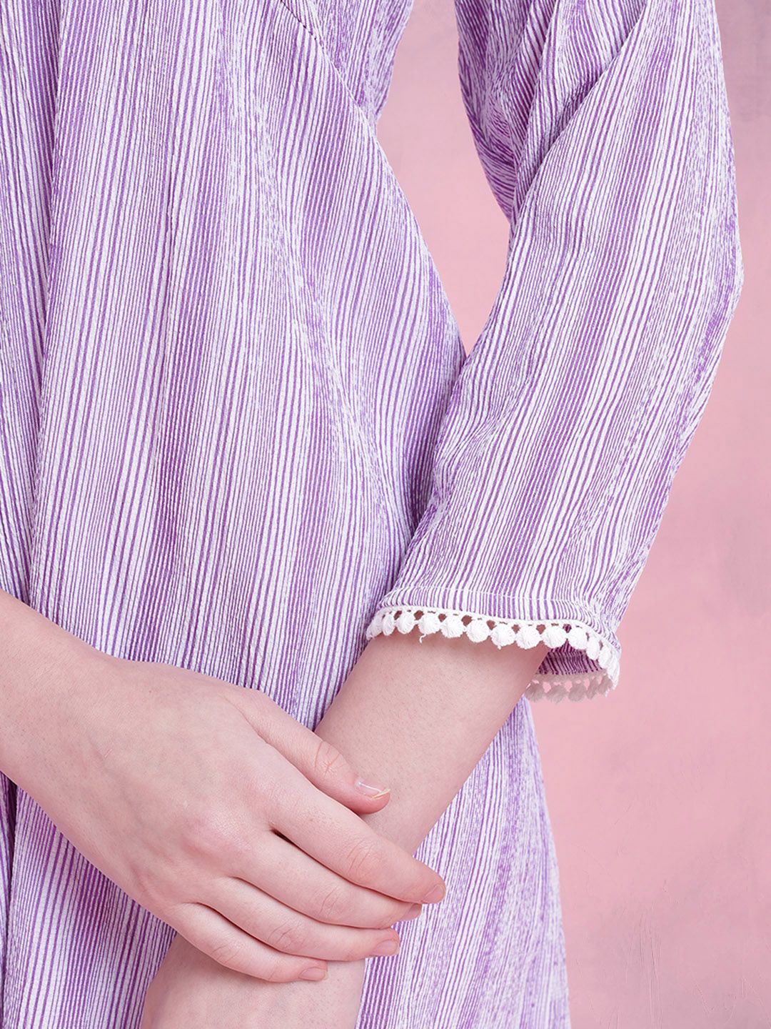 DressBerry Striped Empire Dress