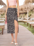 DressBerry Rose Revival Wrap-Style Skirt