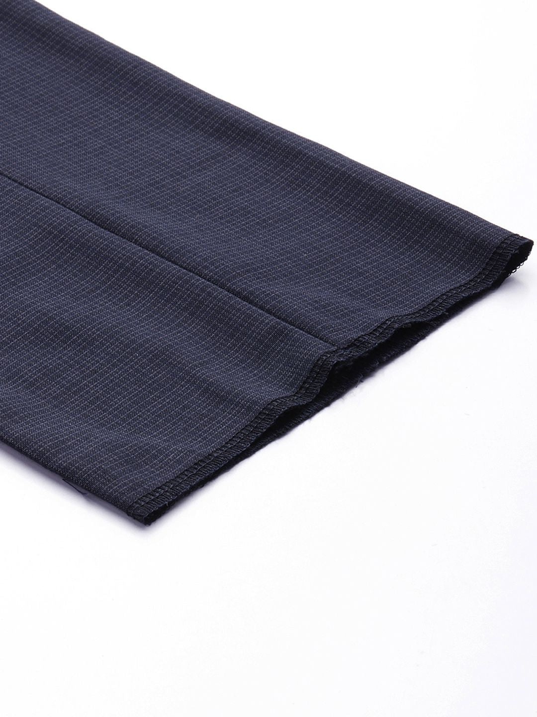 Raymond Men Checked Slim Fit Trousers