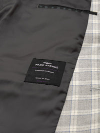 Park Avenue Slim Fit Checked Single Breasted Formal Blazer