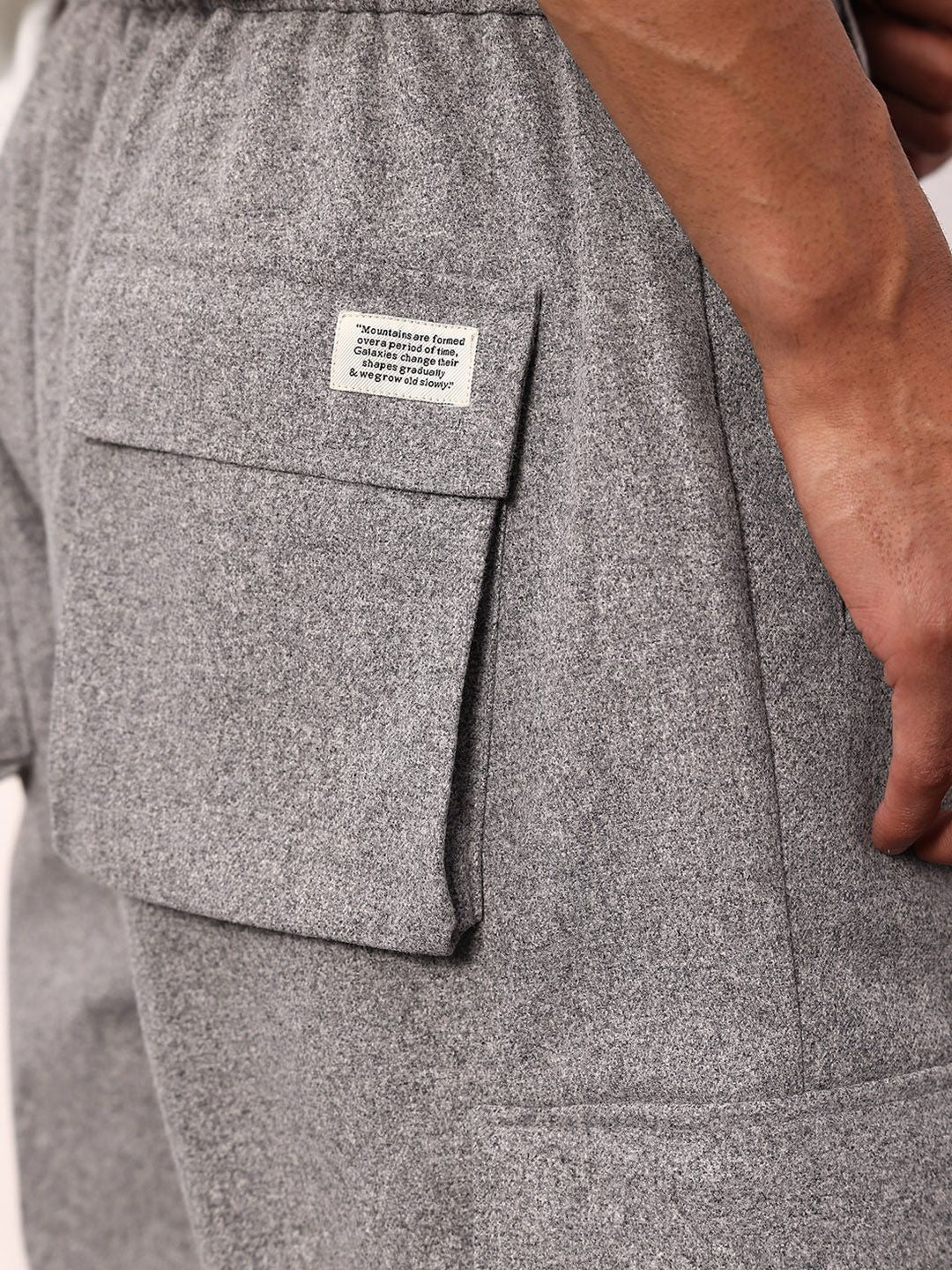 Mr Bowerbird Men Oversized Fit Pleated Cargos