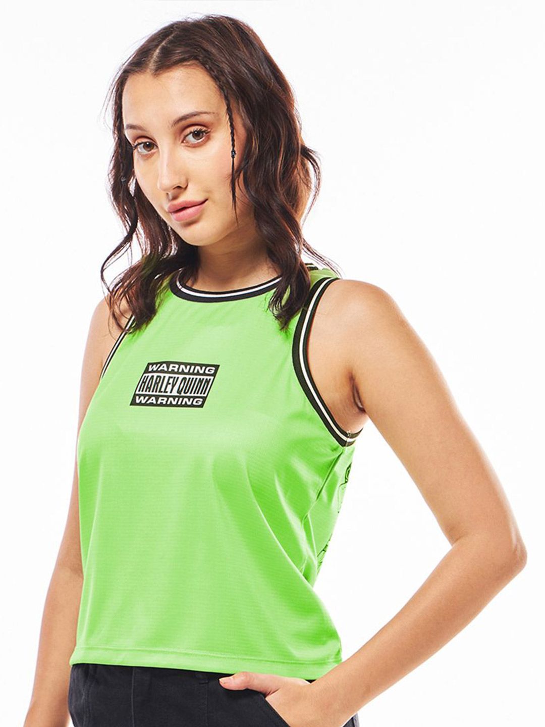 Bewakoof Graphic Printed Crop Tank Top