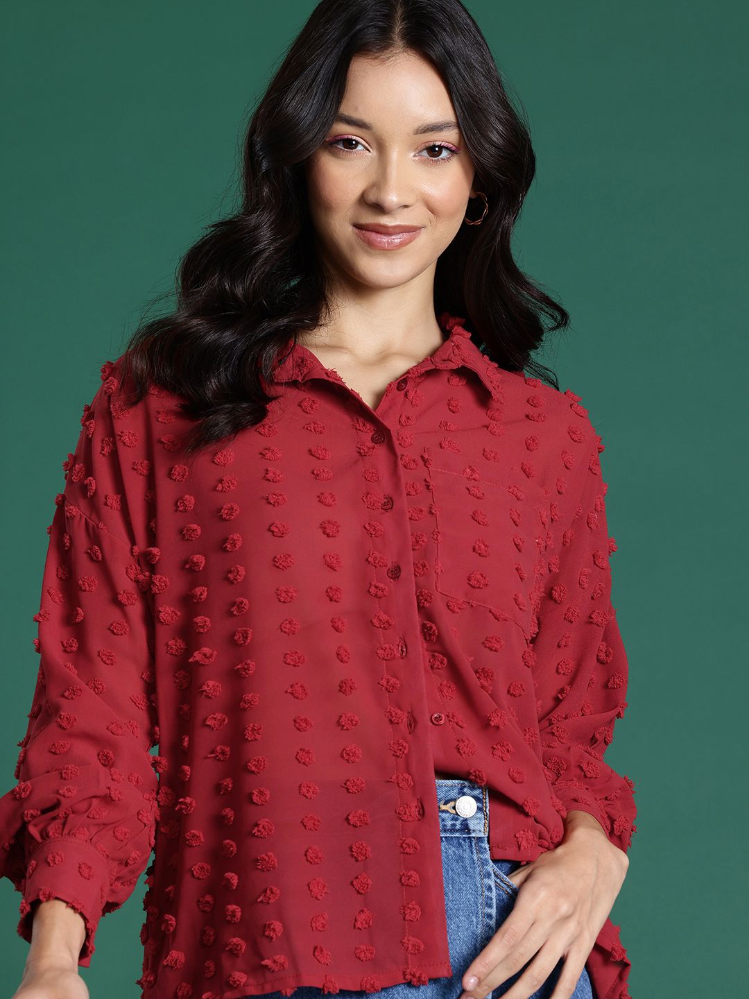 DressBerry Self-Design Casual Shirt