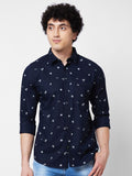 SPYKAR Opaque Conversational Printed Casual Shirt