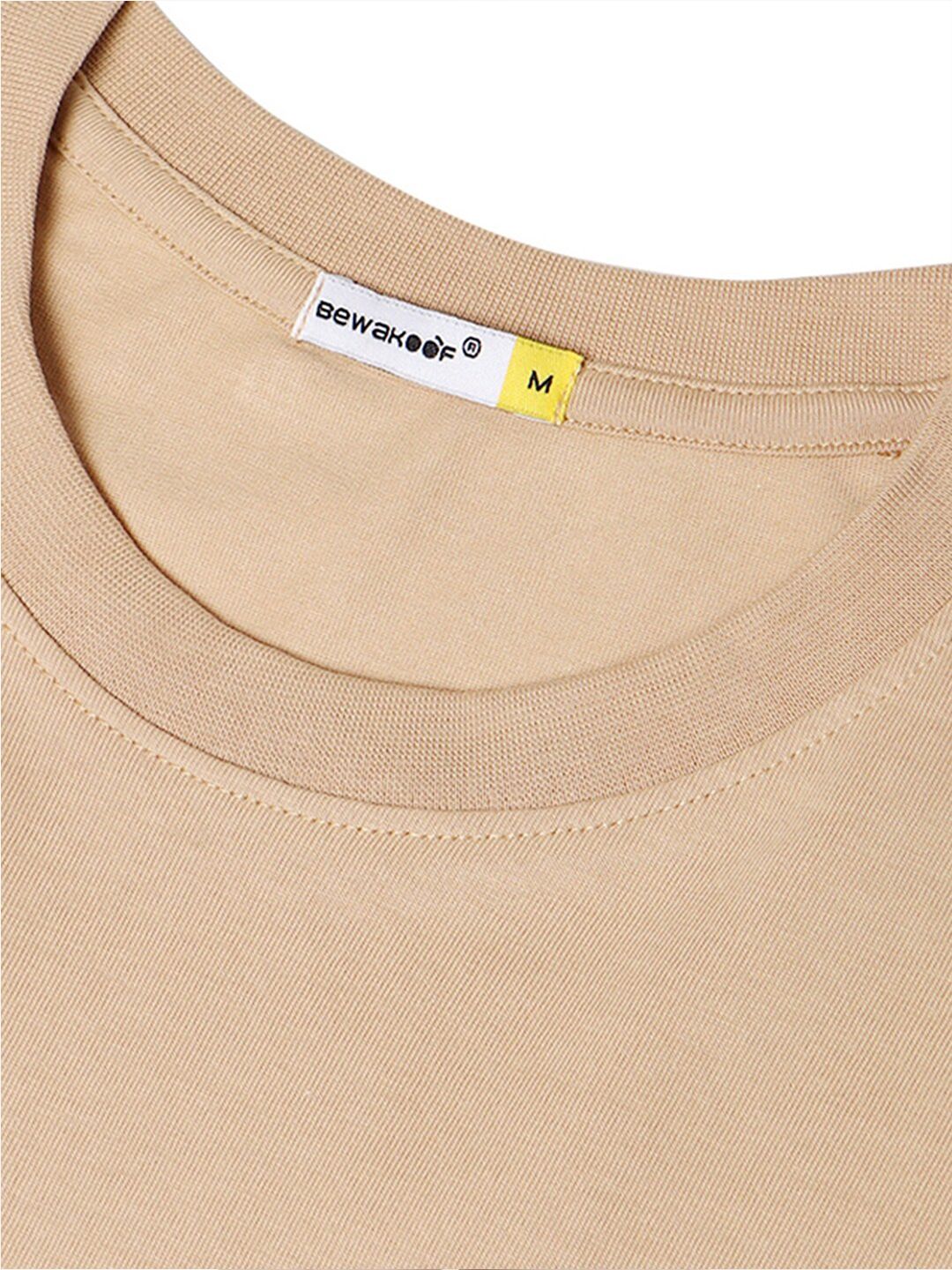 Bewakoof Deathstroke Printed Drop-Shoulder Sleeves Oversized Cotton T-shirt