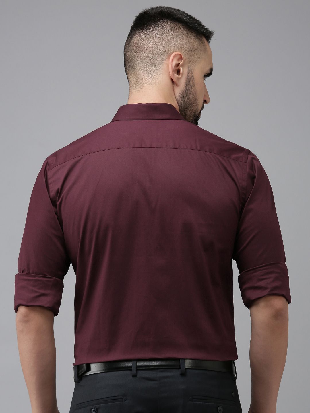 Park Avenue Solid Slim Fit Formal Shirt