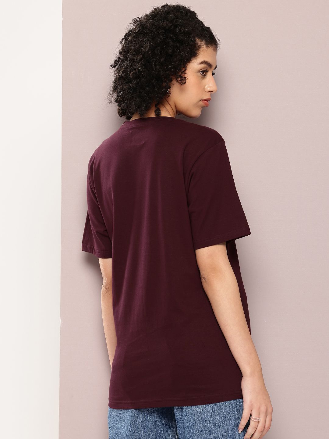 DILLINGER Women Typography Printed Oversized T-shirt