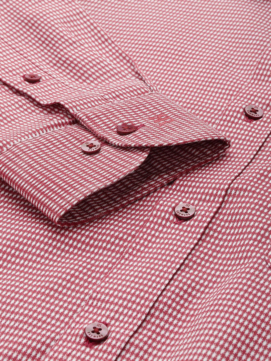 Raymond Slim Fit Opaque Pure Cotton Formal Shirt