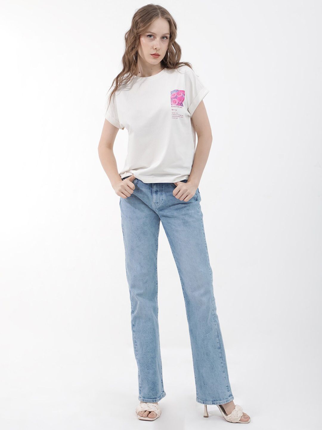 RAREISM Women Raw Edge T-shirt