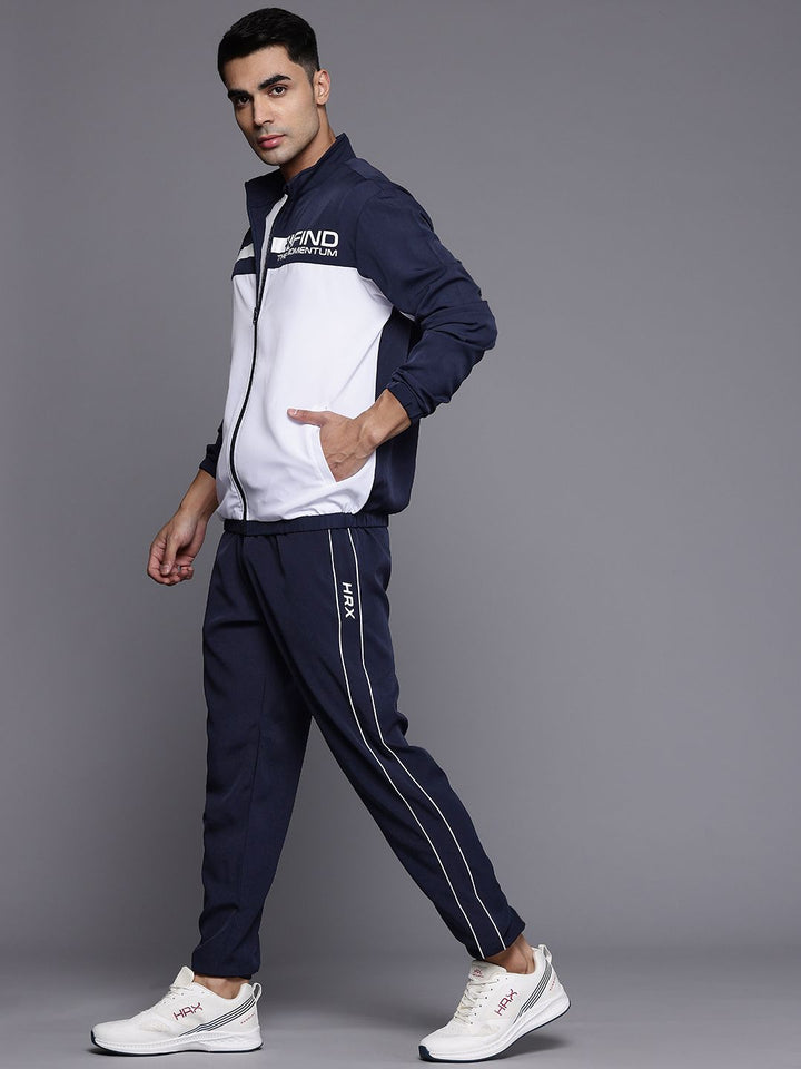 HRX by Hrithik Roshan Rapid-Dry Colourblock Running Tracksuit