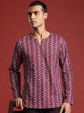 Anouk Men Printed Pure Cotton Kurta