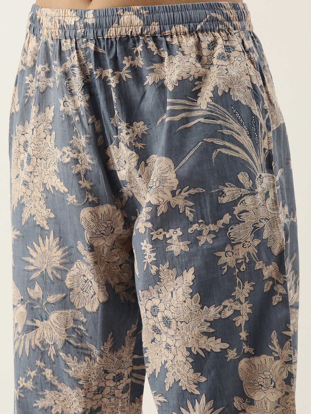 SANSKRUTIHOMES Women Printed Pure Cotton Night suit