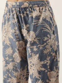 SANSKRUTIHOMES Women Printed Pure Cotton Night suit