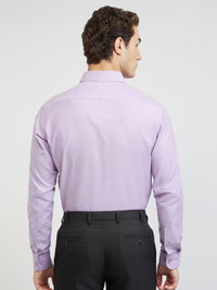 Raymond Men Purple Pure Cotton Slim Fit Formal Shirt