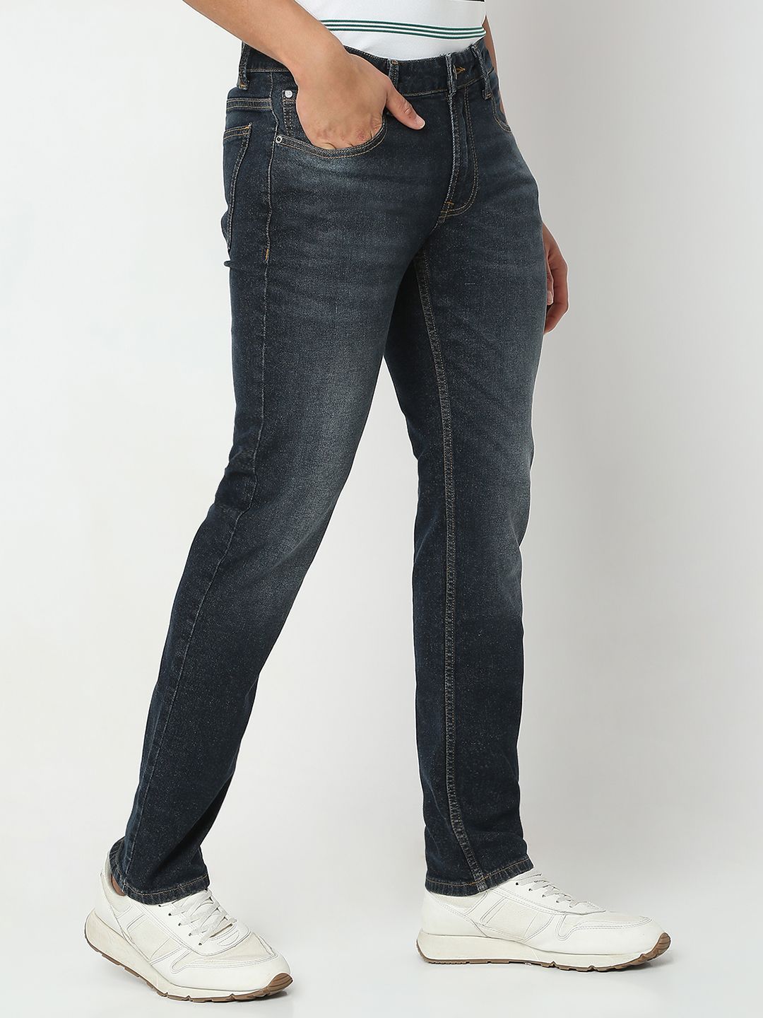 SPYKAR Men Regular Fit Stretchable Jeans