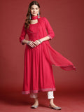 Anouk Gotta Patti Anarkali Kurta With Dupatta