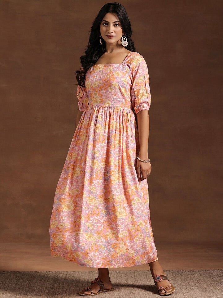Libas Floral Printed Maxi Dress