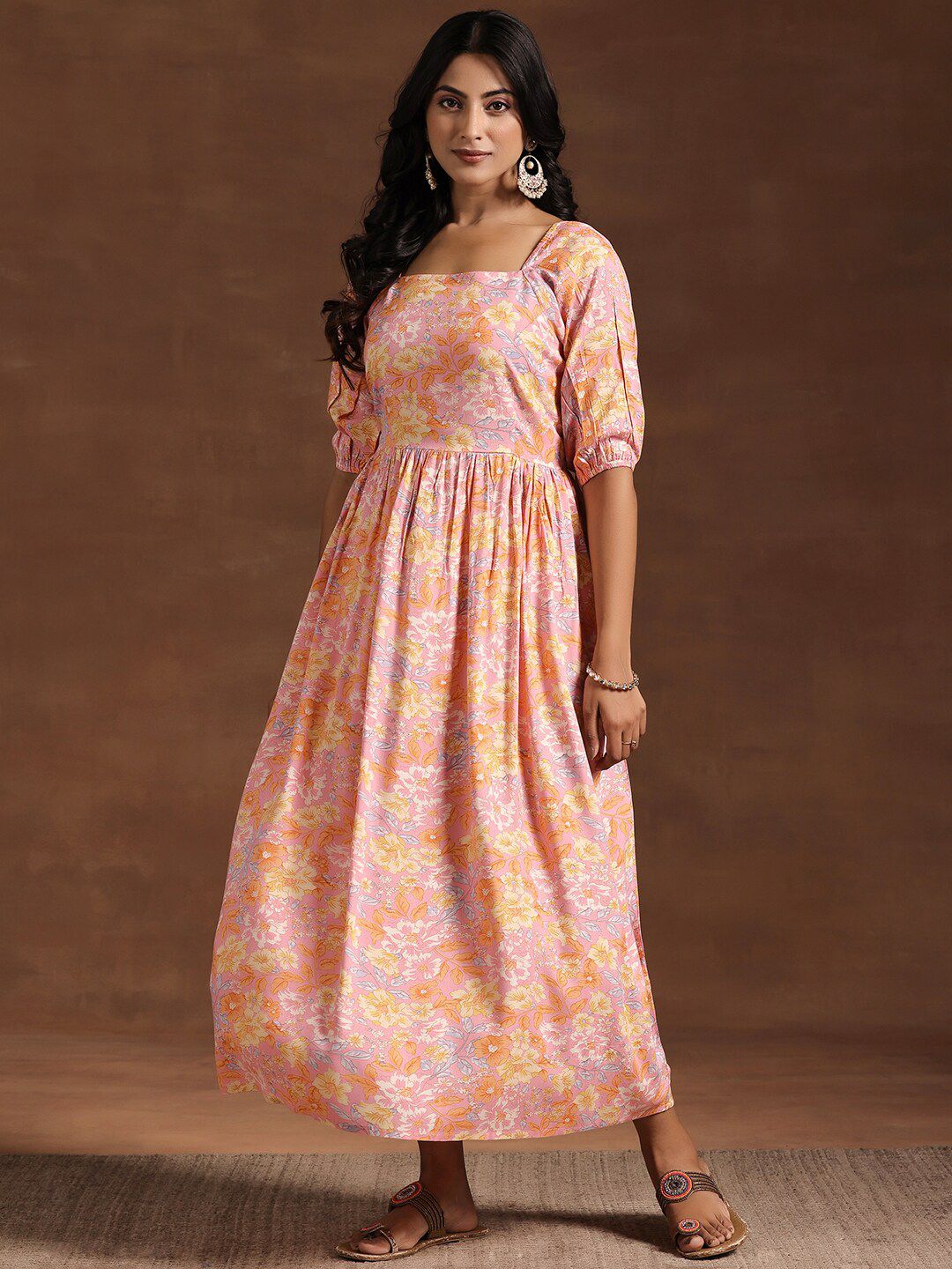 Libas Floral Printed Maxi Dress