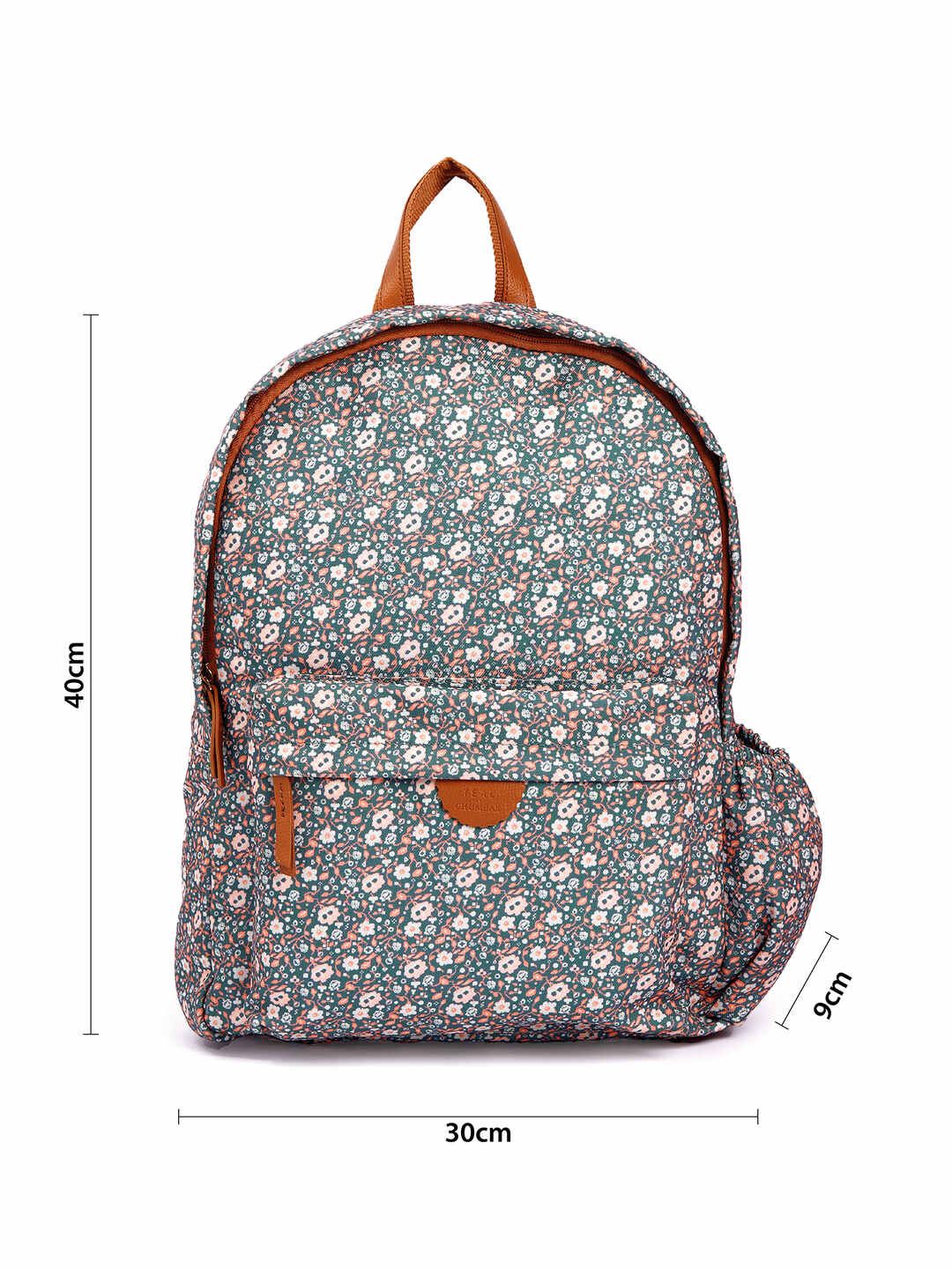 TEAL BY CHUMBAK Women Printed Light Weight Medium Back Pack