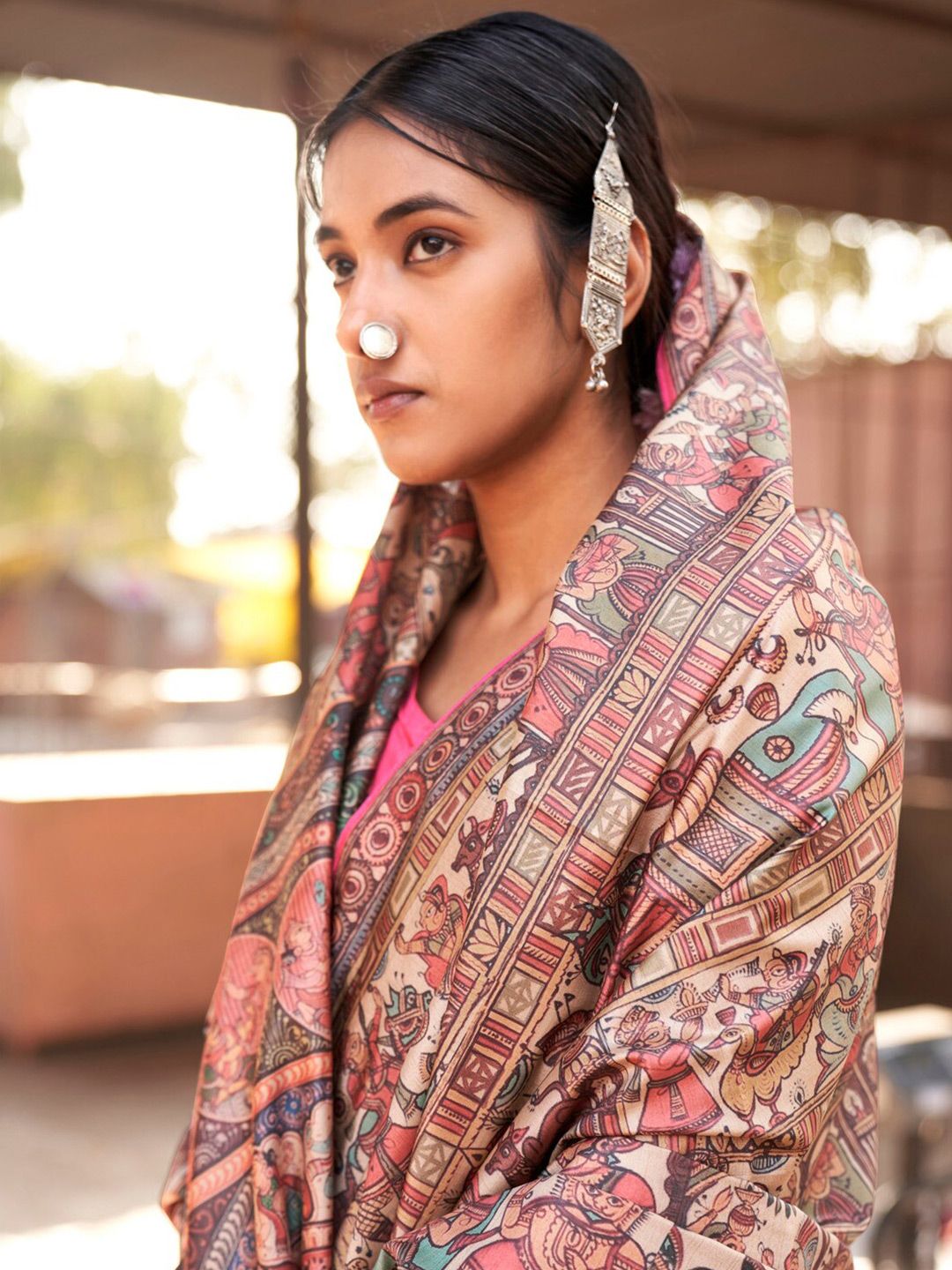 Saree mall Ethnic Motifs  Printed Sarees