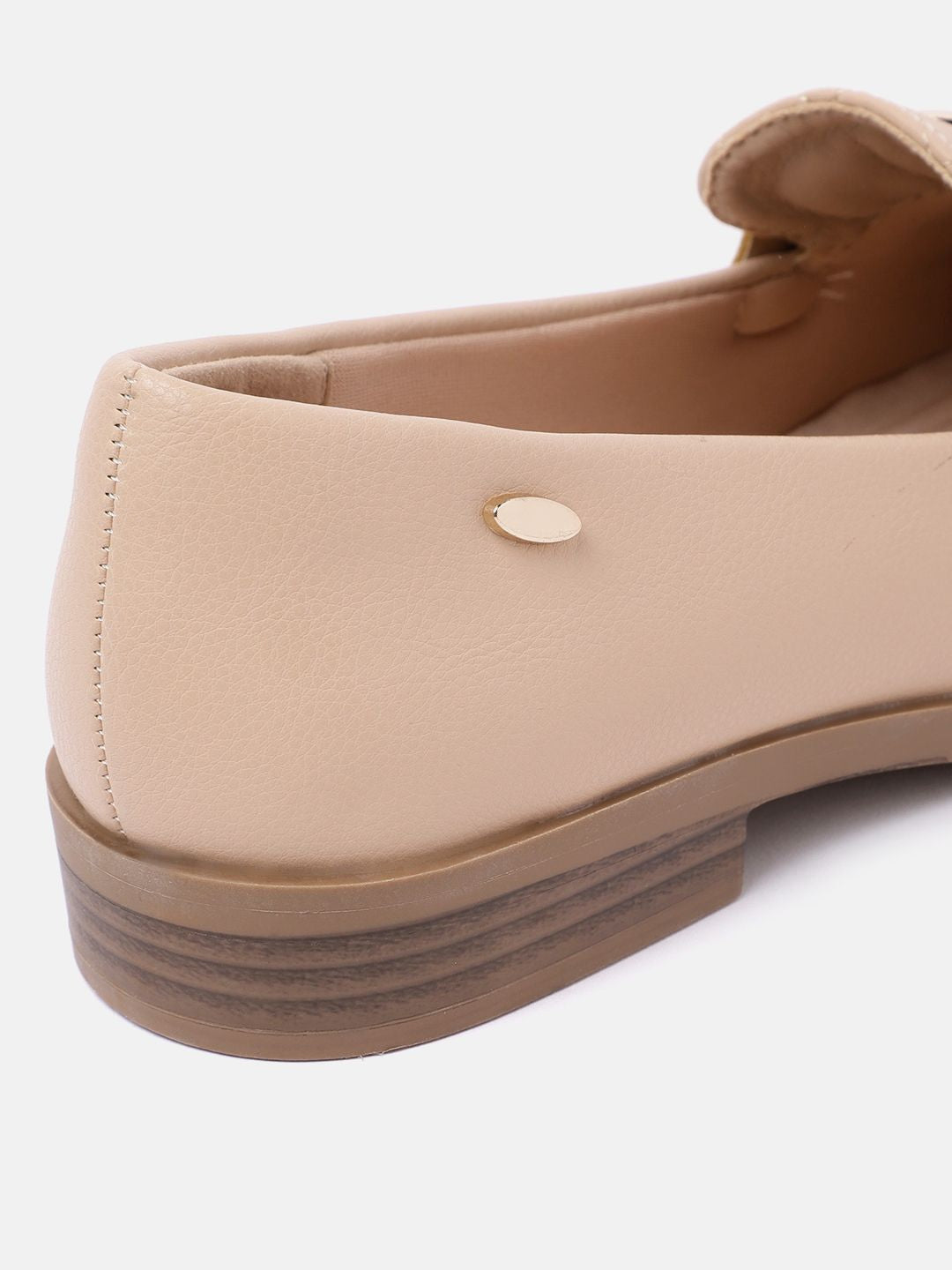 Lino Perros Women Buckles Detail Woven Design Formal Mocassins