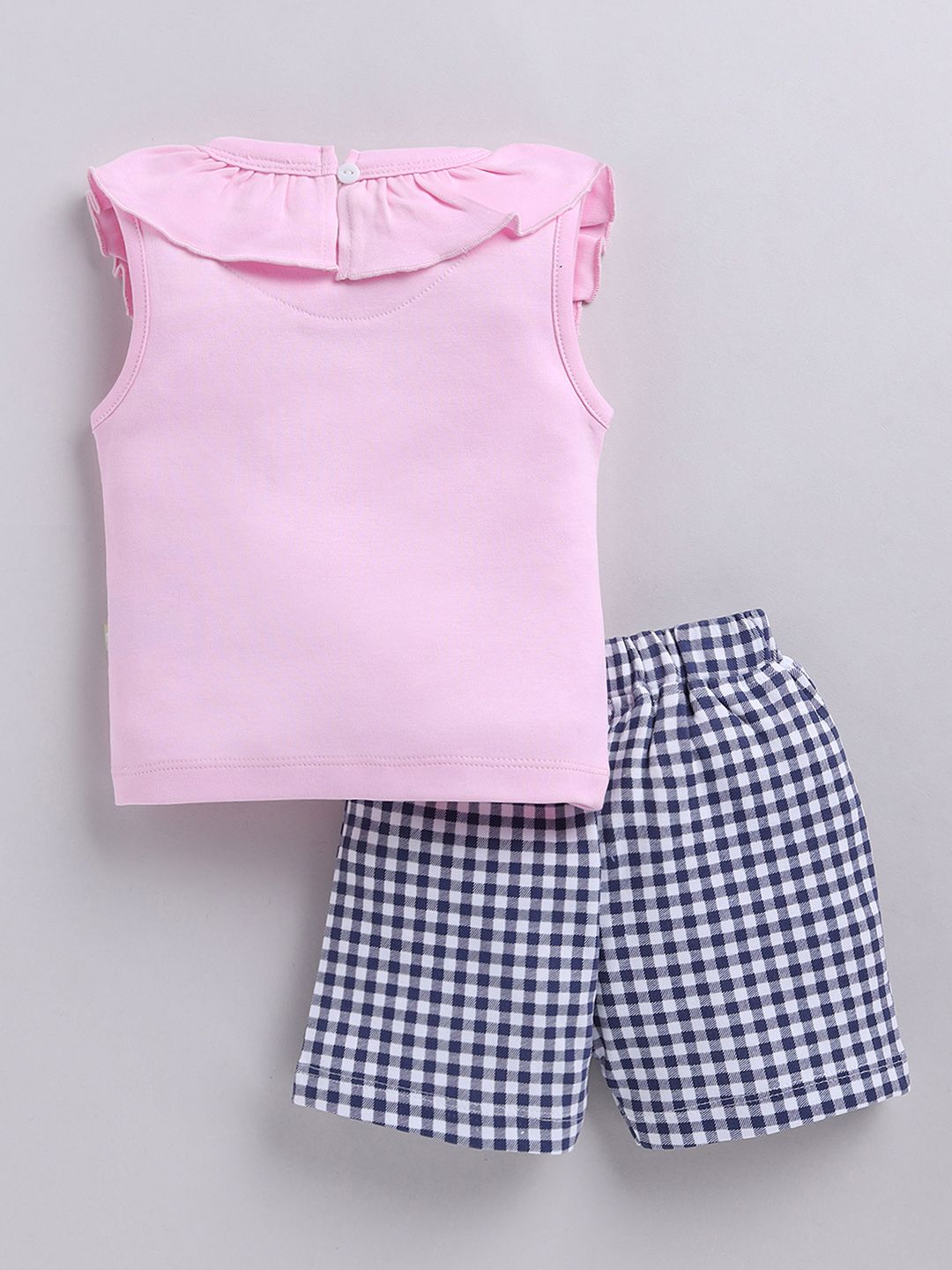 Moms Love Infant Girls Pure Cotton Top with Shorts