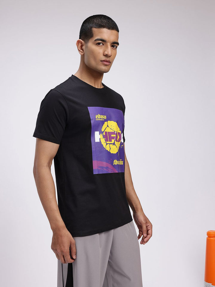 HRX by Hrithik Roshan Men Pure Cotton Printed T-shirt