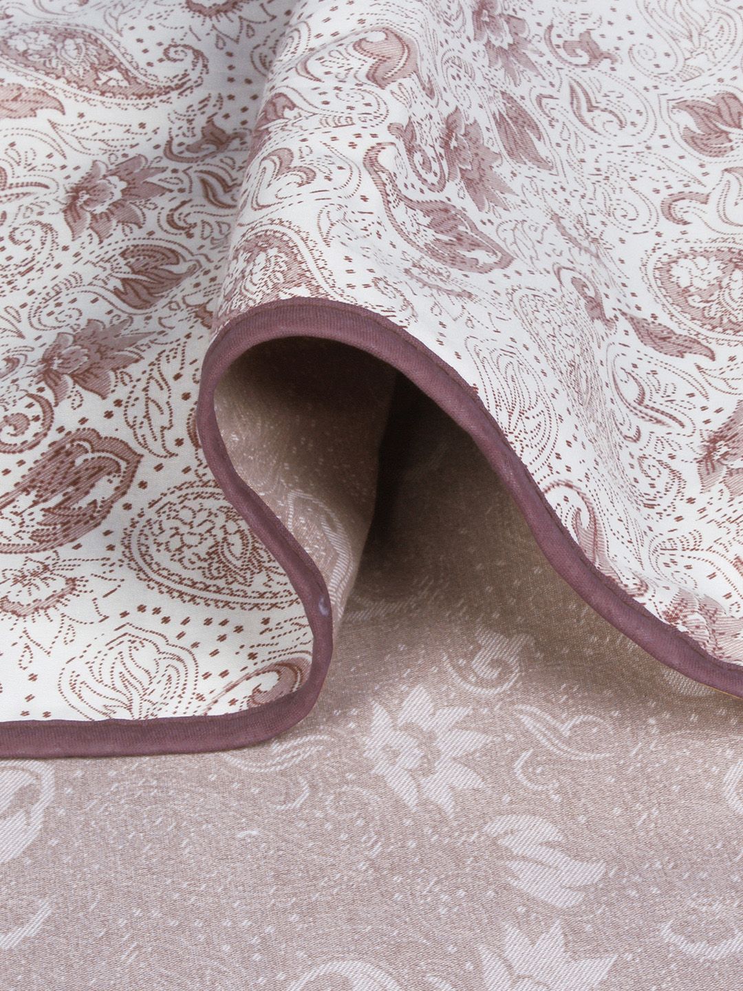 Story@home Purple & White Printed AC Room 150 GSM Reversible Cotton Double Bed Dohar