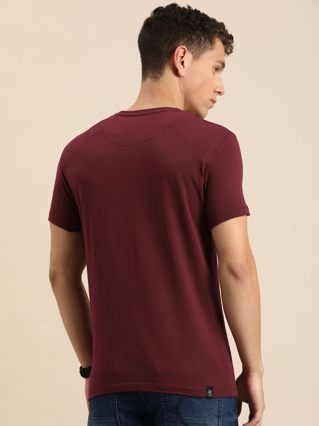 Being Human Pure Cotton Brand Logo Printed Casual T-shirt